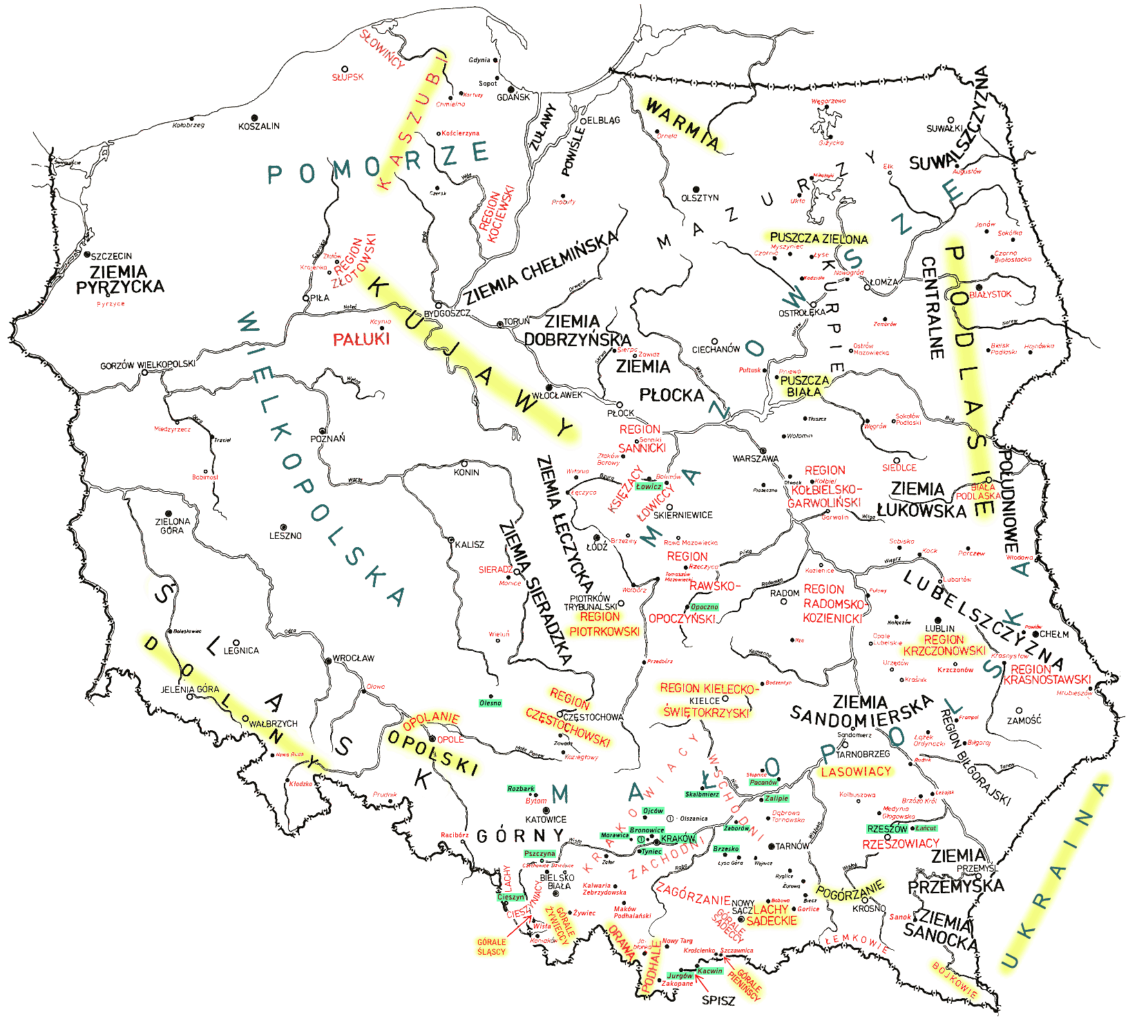 File Polska Mapa Powiaty Png Wikimedia Commons